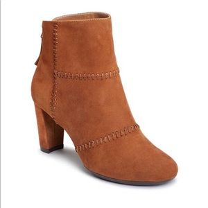 Aerosoles cognac bootie